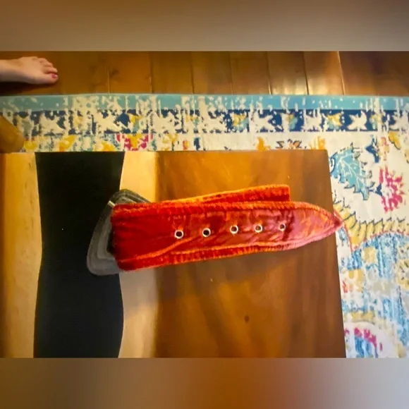 Free People | Accessories | Crushed Velvet Belt From Free  display picture 2